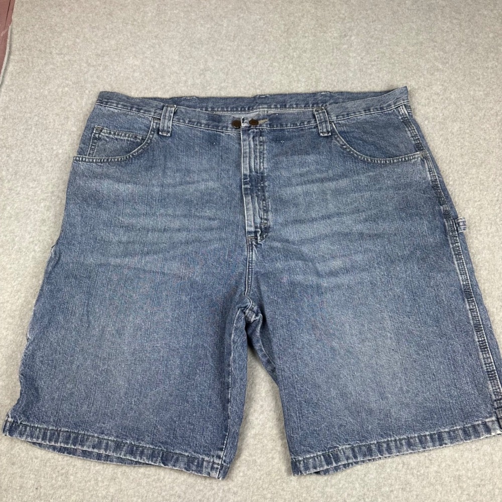 Wrangler Mens Carpenter Jorts Denim Blue 42 REG 64WC2AI Utility Workwear